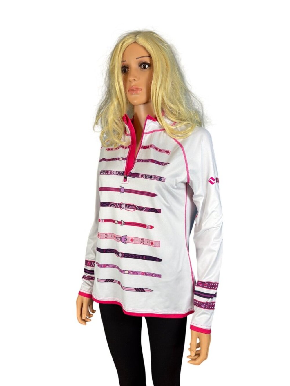 Custom VAIL Krimson Klover Upslope W's M Quarter Zip Mid-weight Base Layer Top - Picture 13 of 13